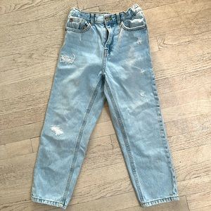 Zara “The Mom Fit” Size 10 Light Denim
